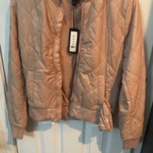 Romeo & Juliet Couture Blush Bomber Jacket